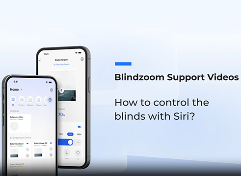 How to set Siri work with Blindzoom App