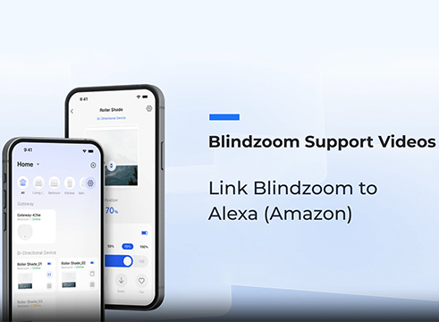 How to connect Amazon Alexa via Blindzoom App